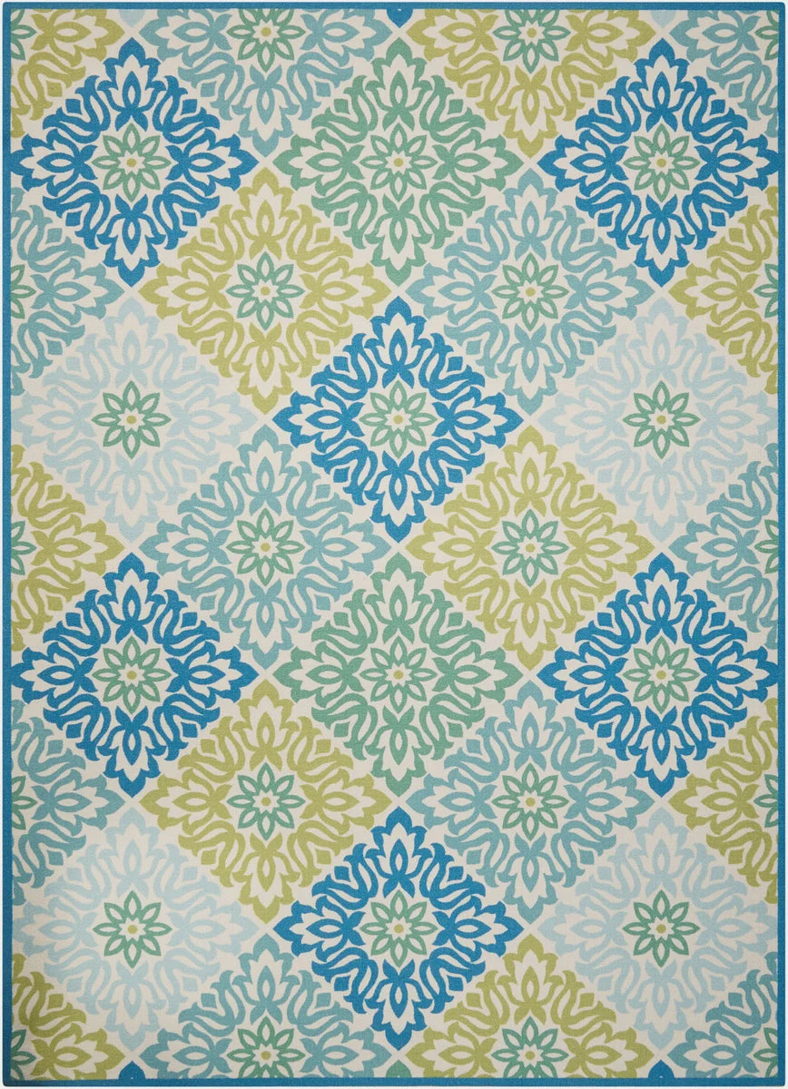 Nourison Sun N` Shade Transitional Marine Area Rug