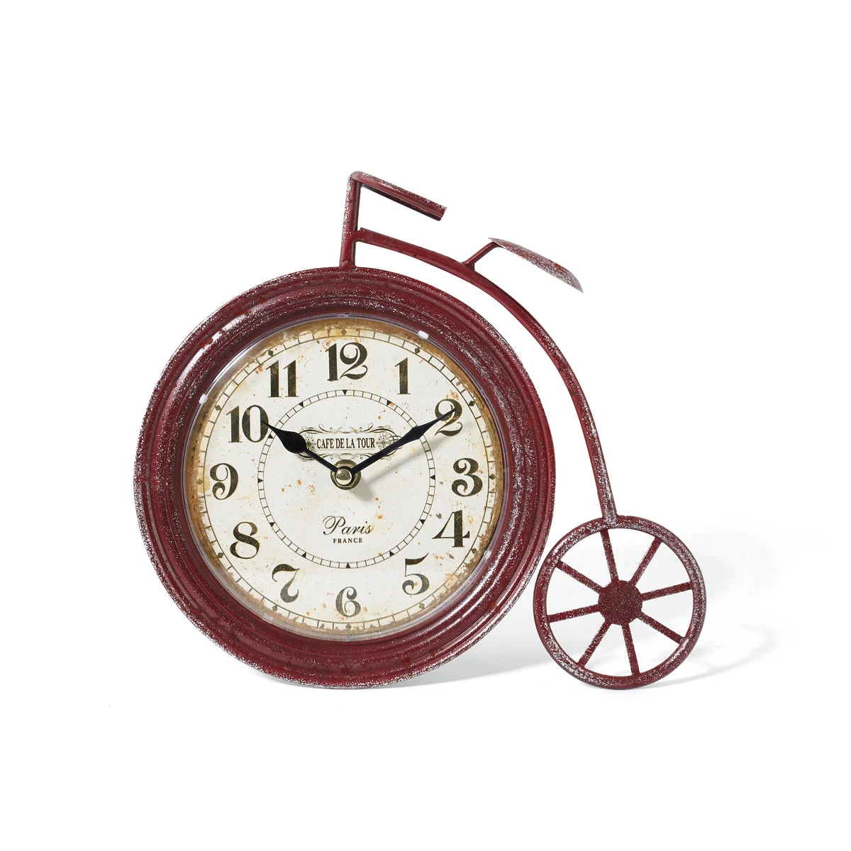 IMAX Worldwide Home Lucius High Wheel Bicycle Clocks - Ast 4