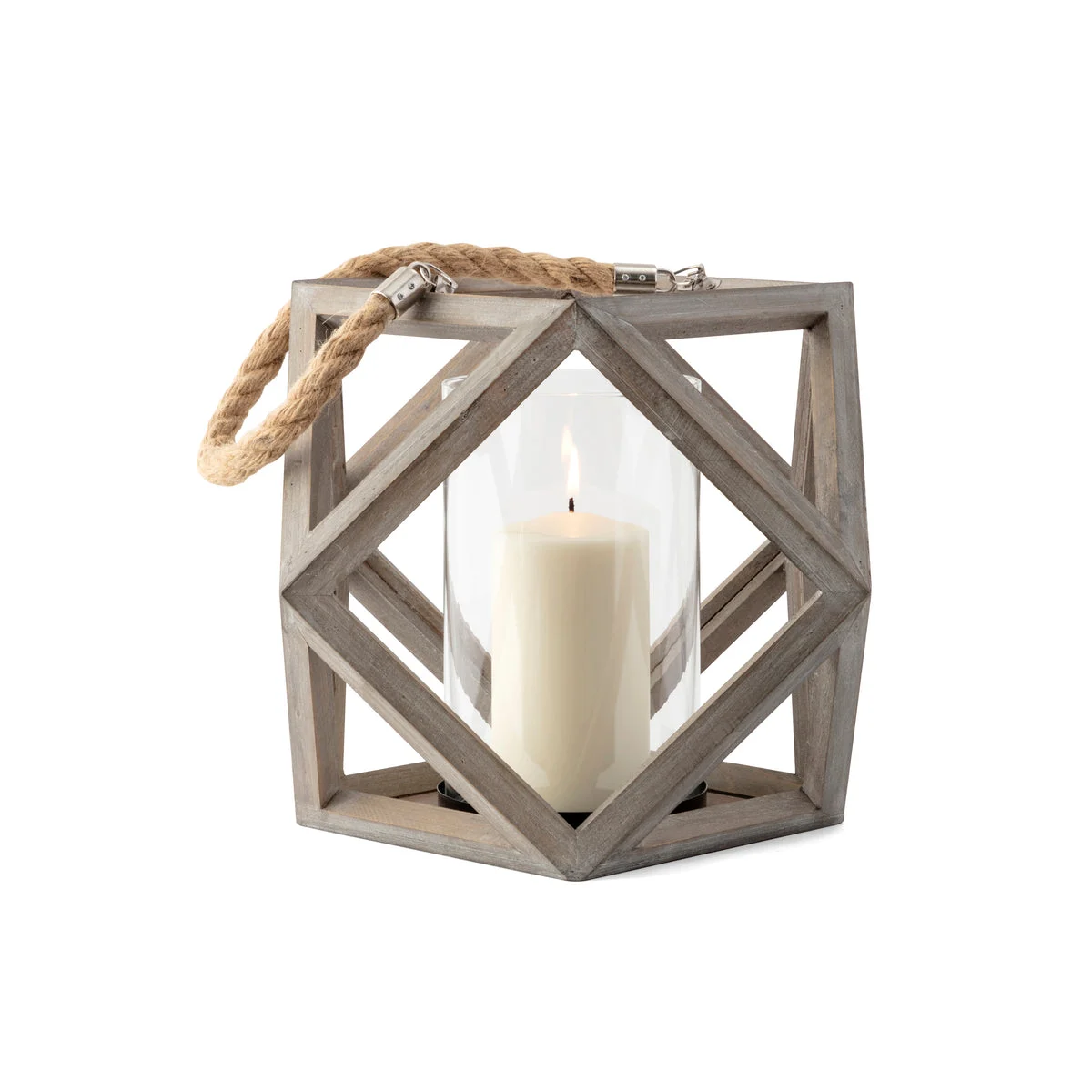 IMAX Worldwide Home Ares Large Wood Lantern