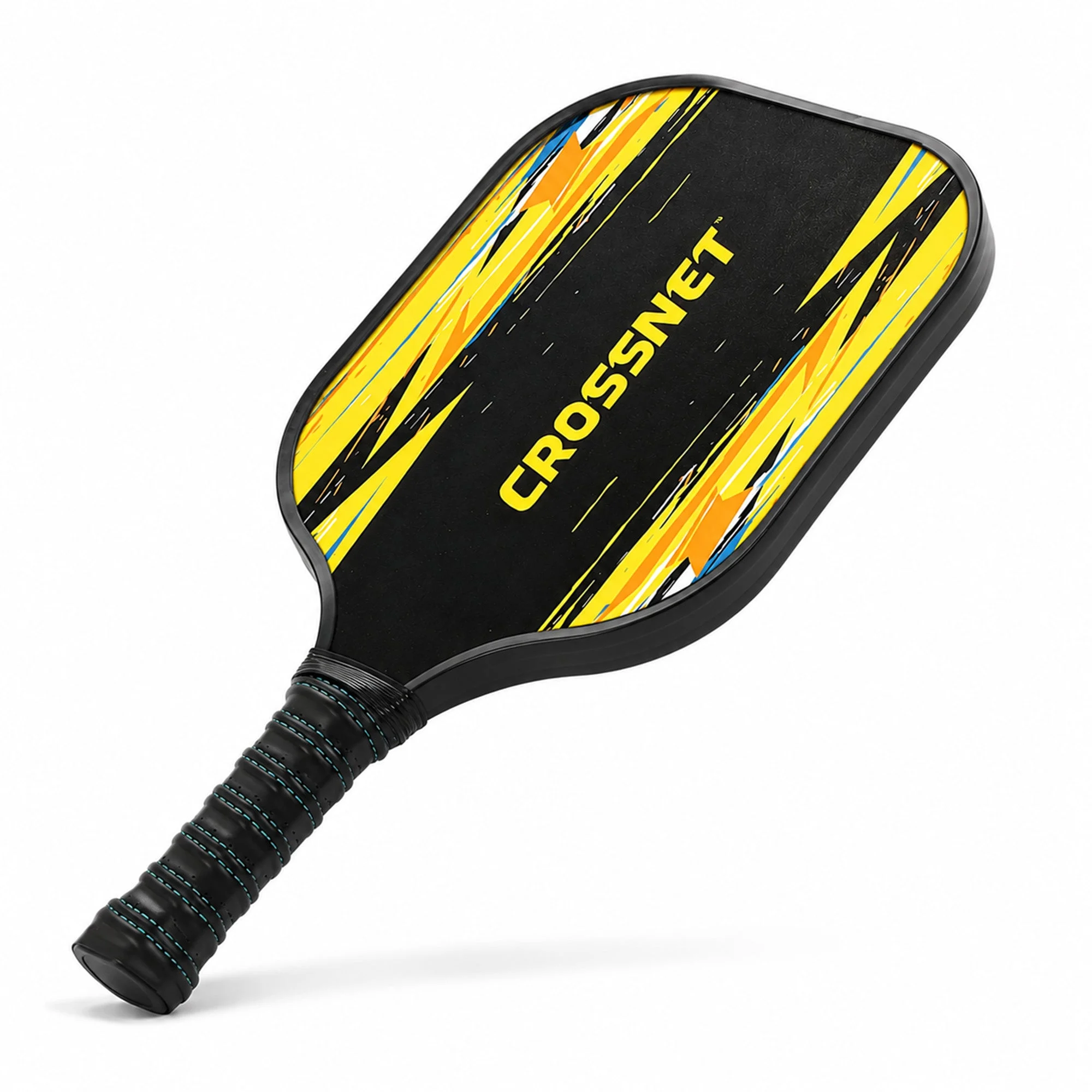 CROSSNET Pickleball Paddle with Fiberglass Face and Polymer Core, Graffiti