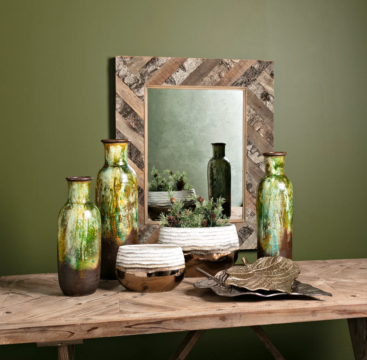 IMAX Worldwide Home Mabon Decorative Leaf Trays - Set of 2