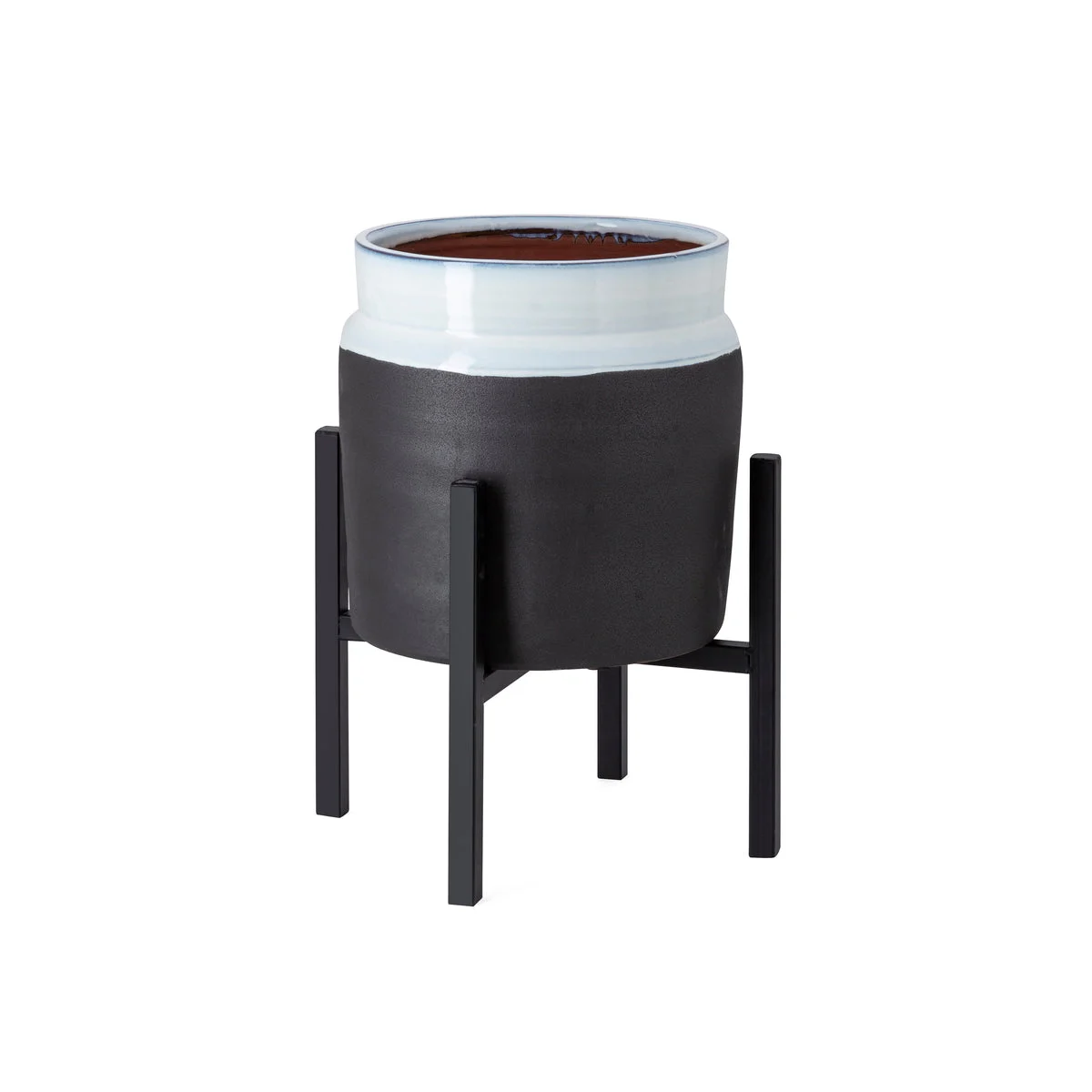 IMAX Worldwide Home Miller Small Ceramic Planter with Stand