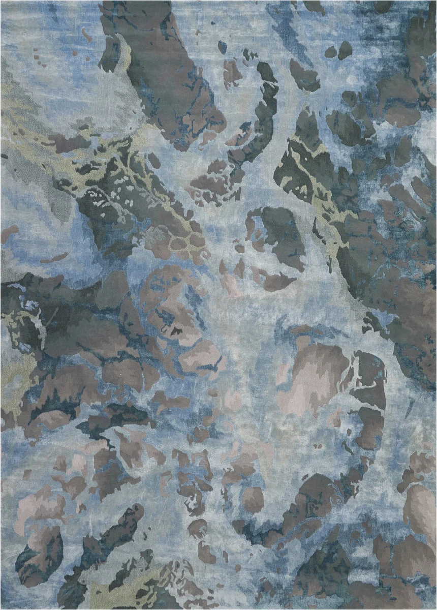 Nourison Prismatic Contemporary Grey/Slate Area Rug