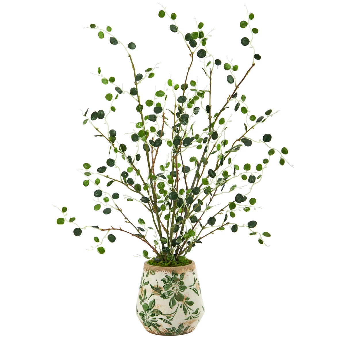 Nearly Natural 24``Night Willow Artificial Plant in Floral Planter