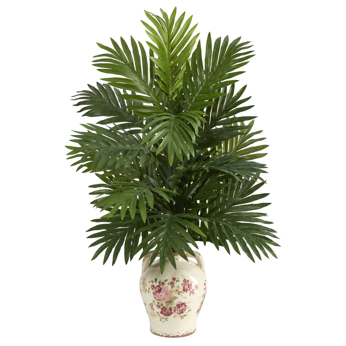 Nearly Natural 27``Areca Palm Artificial Plant in Floral Jar