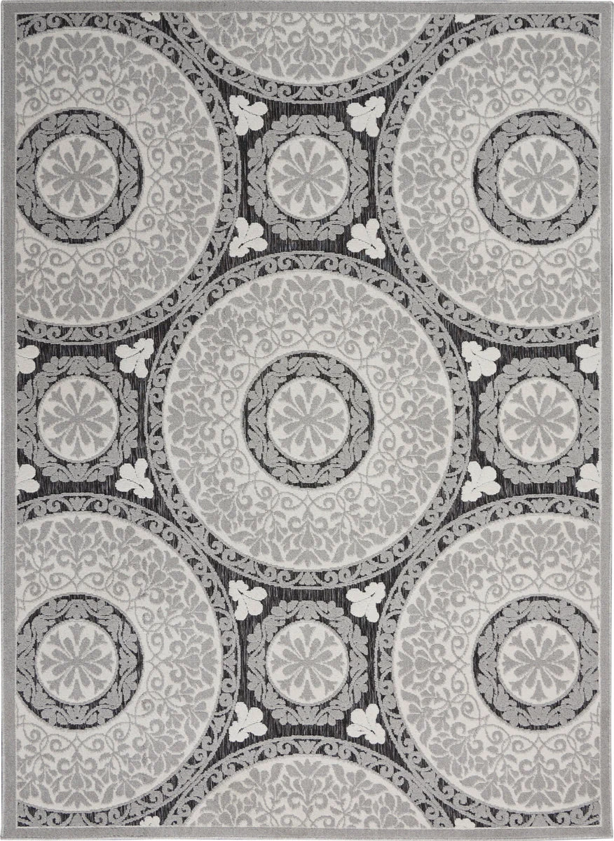 Nourison Calobra Contemporary Grey Area Rug