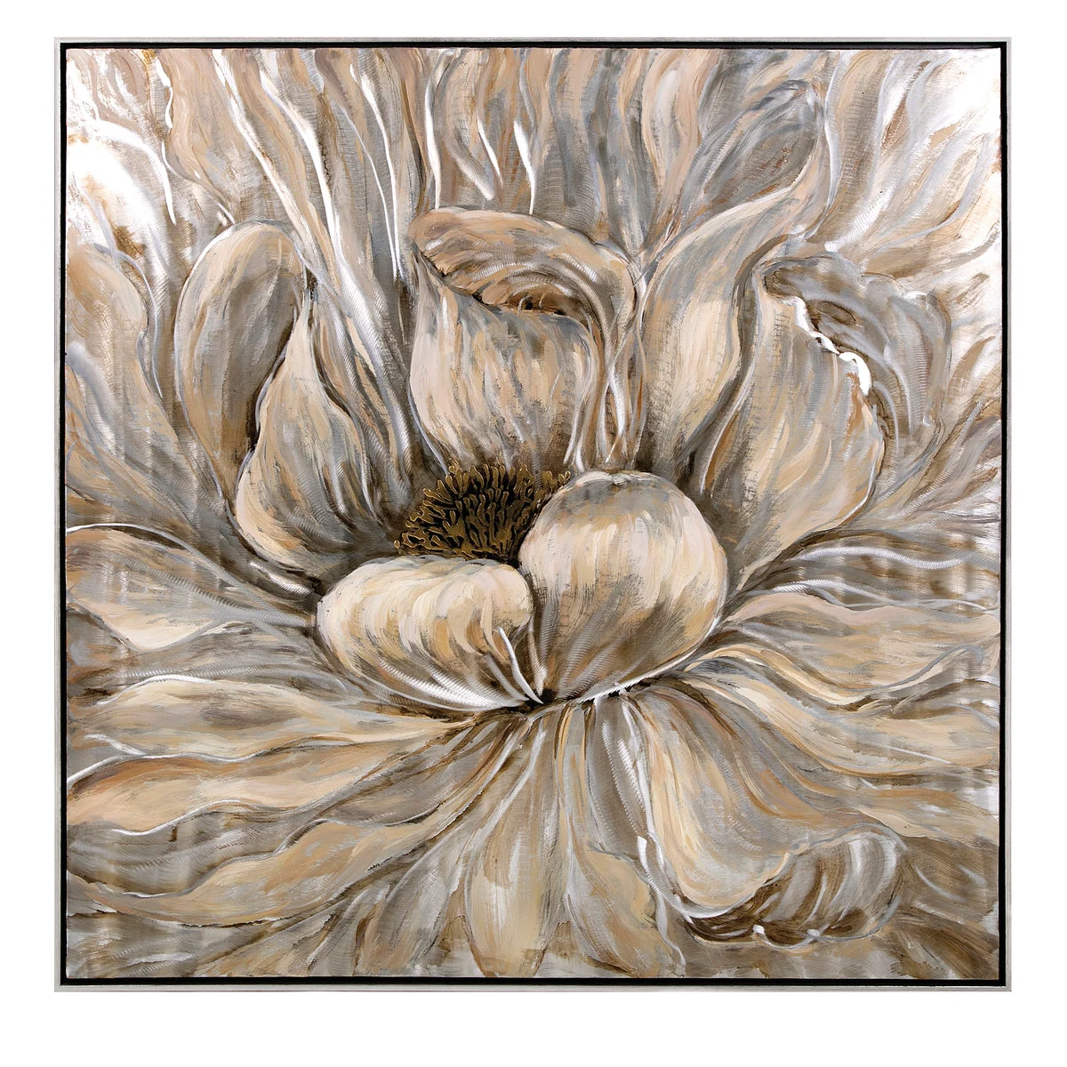 IMAX Worldwide Home Dhalia Oil Painting with Frame