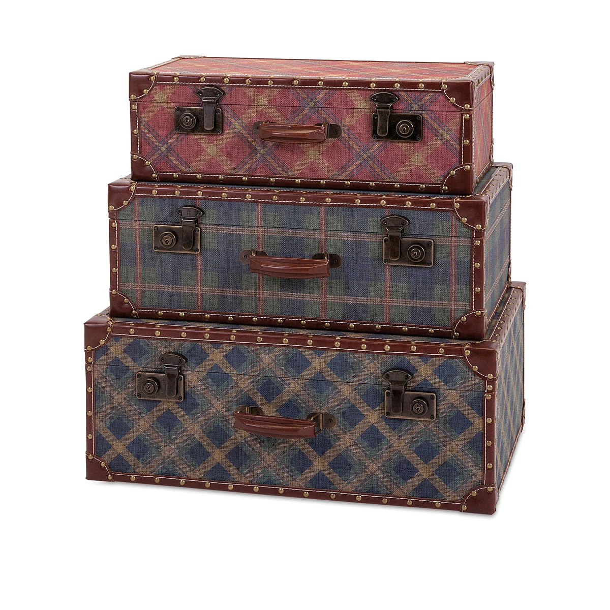 IMAX Worldwide Home Ski Lodge Suitcase - Set of 3