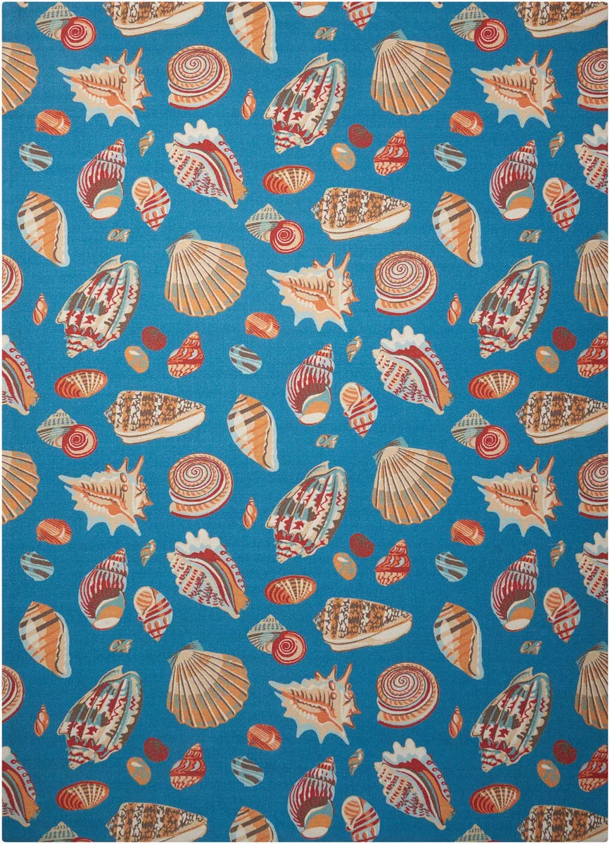 Nourison Sun N` Shade Contemporary Azure Area Rug