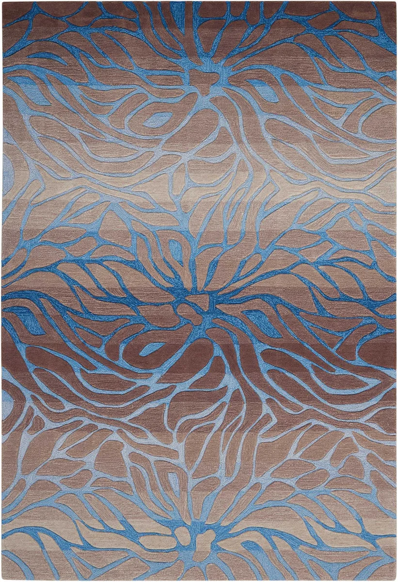 Nourison Contour Contemporary Ocean Sand Area Rug