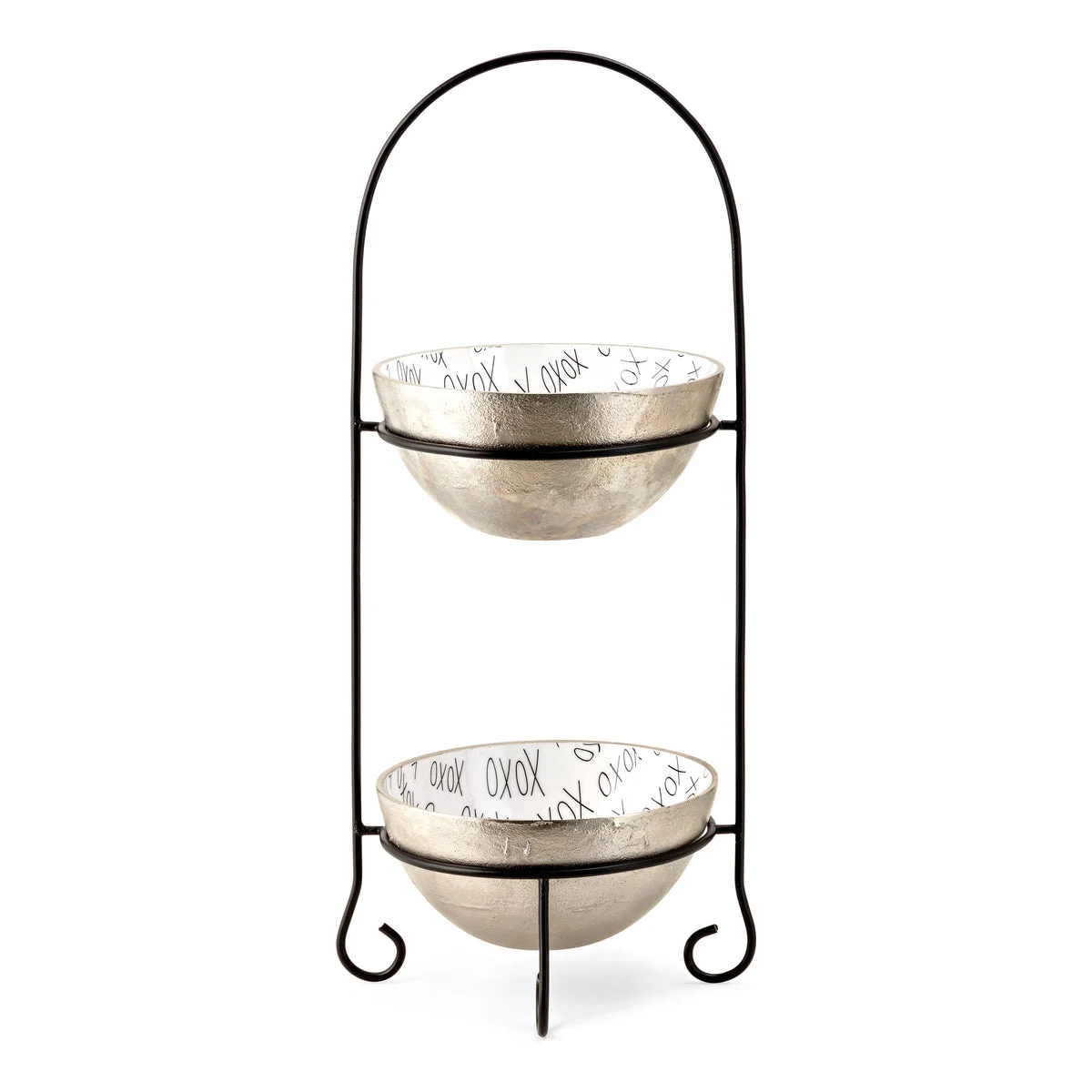 Imax Worldwide Home TY Tailgate Two-Tier Serving Bowl with Stand