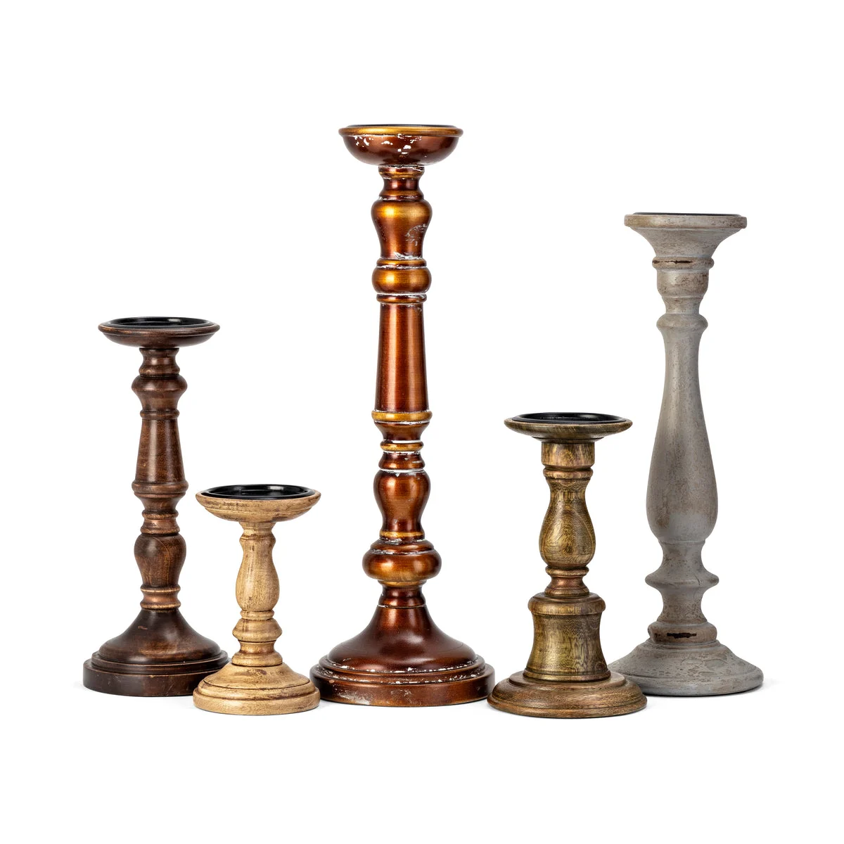 Imax Worldwide Home Rozzi Candleholders - Set of 5