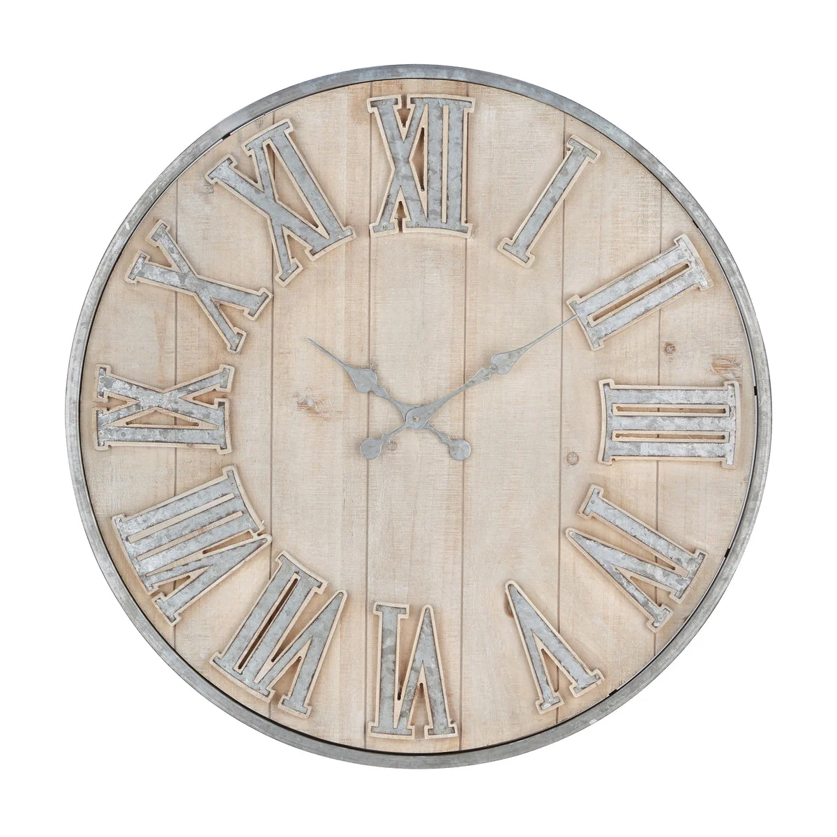 IMAX Worldwide Home Adelaide Galvanized Wall Clock