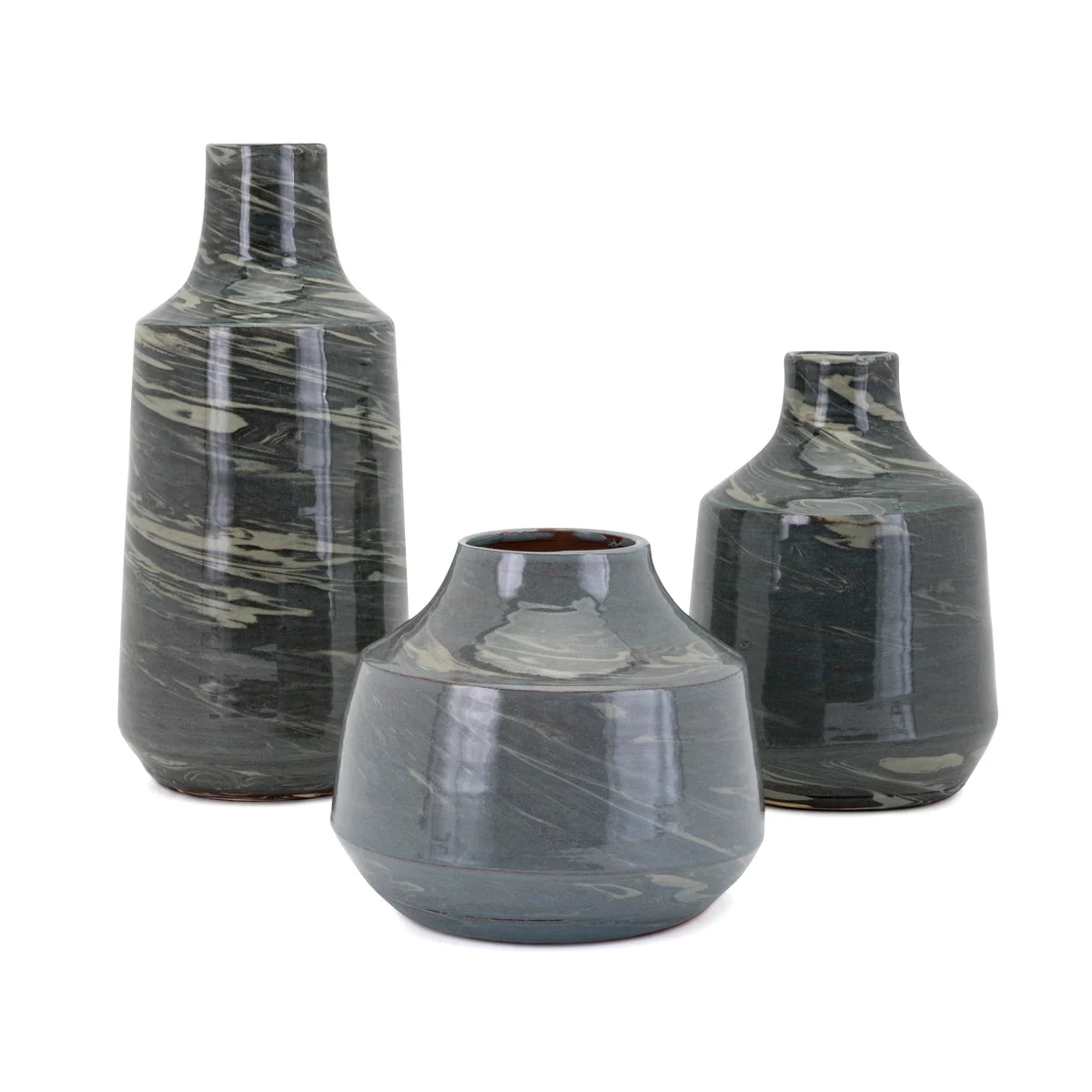 IMAX Worldwide Home Stuart Vases - Set of 3