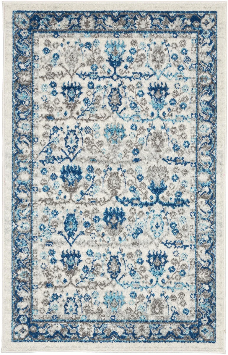 Nourison Persian Vintage s Ivory/Grey/Blue Area Rug