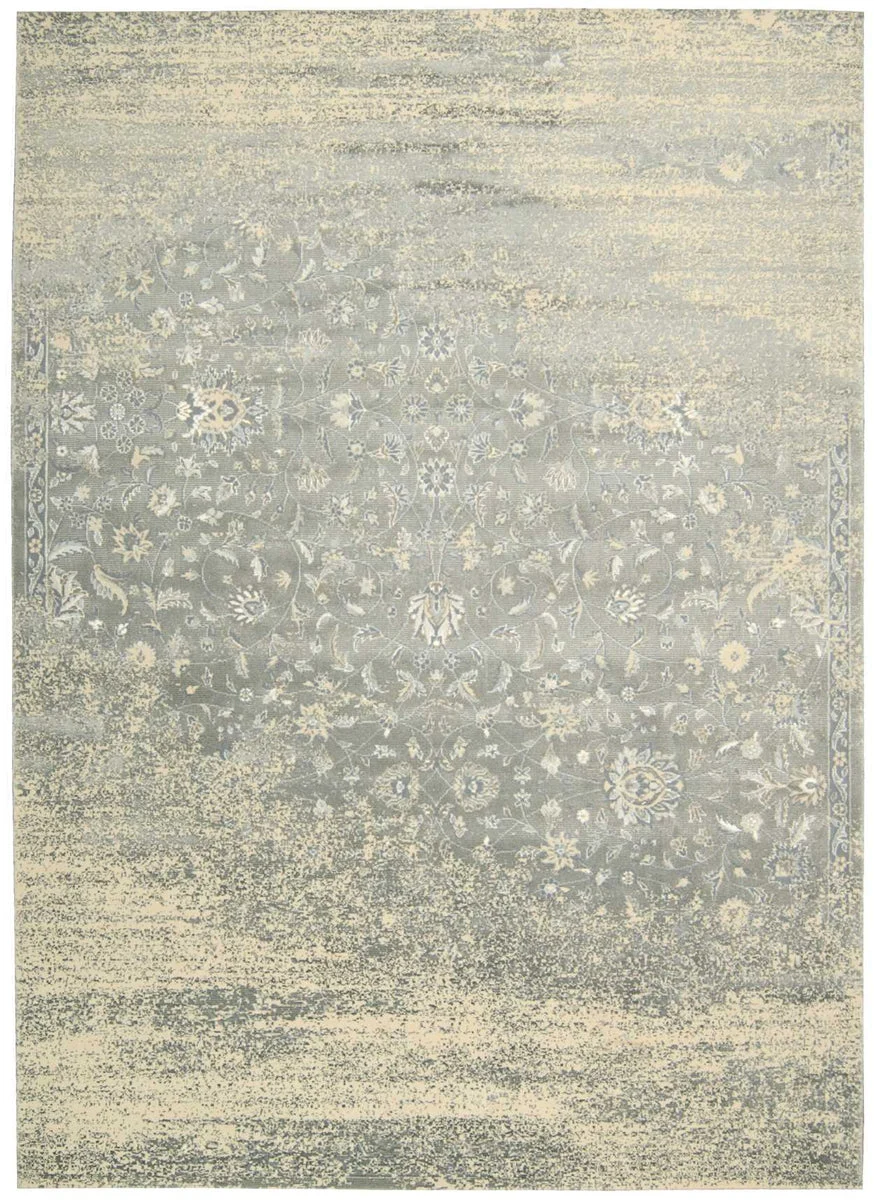 Nourison Luminance Transitional Silver Area Rug