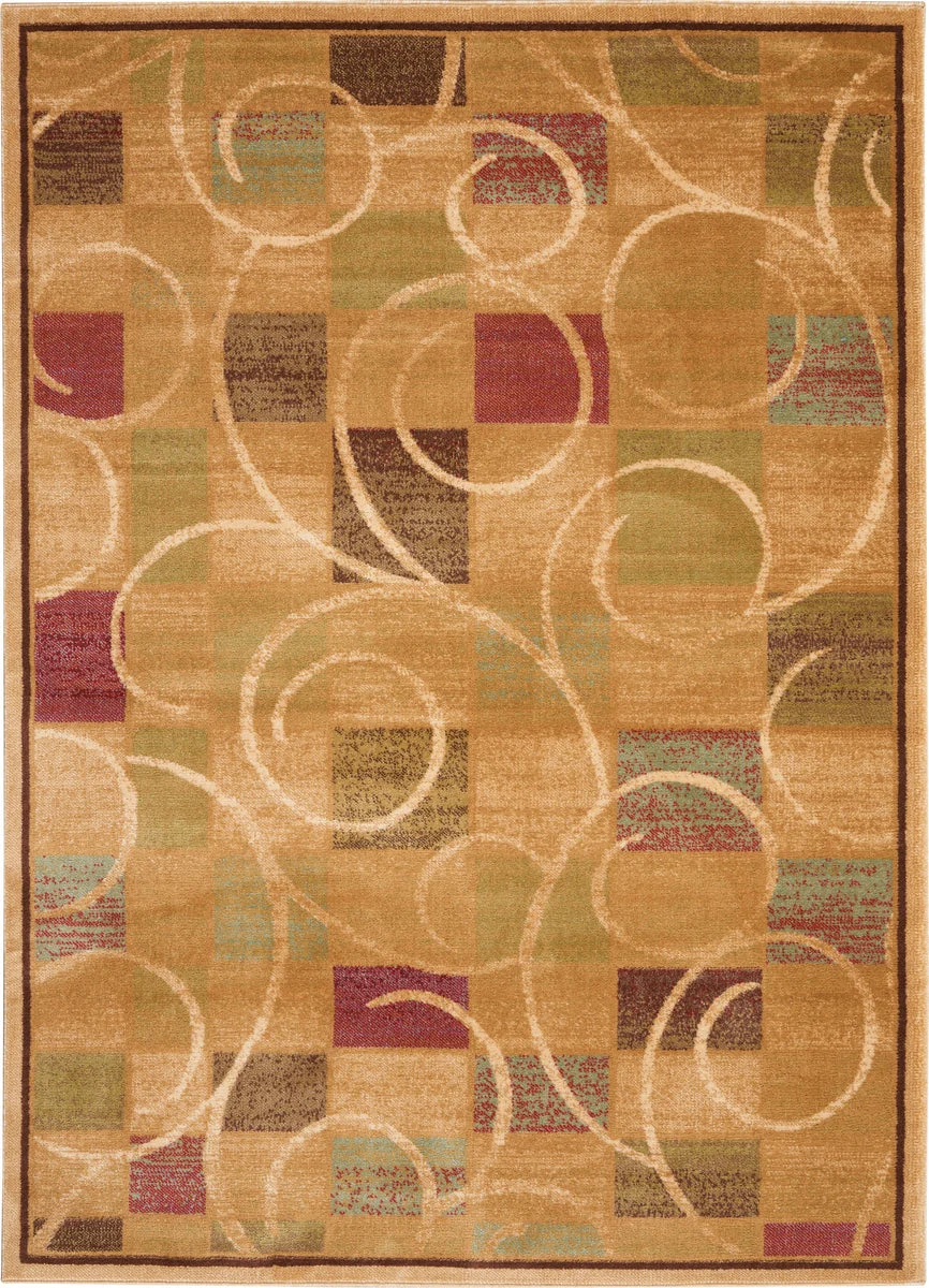 Nourison Expressions Contemporary Beige Area Rug