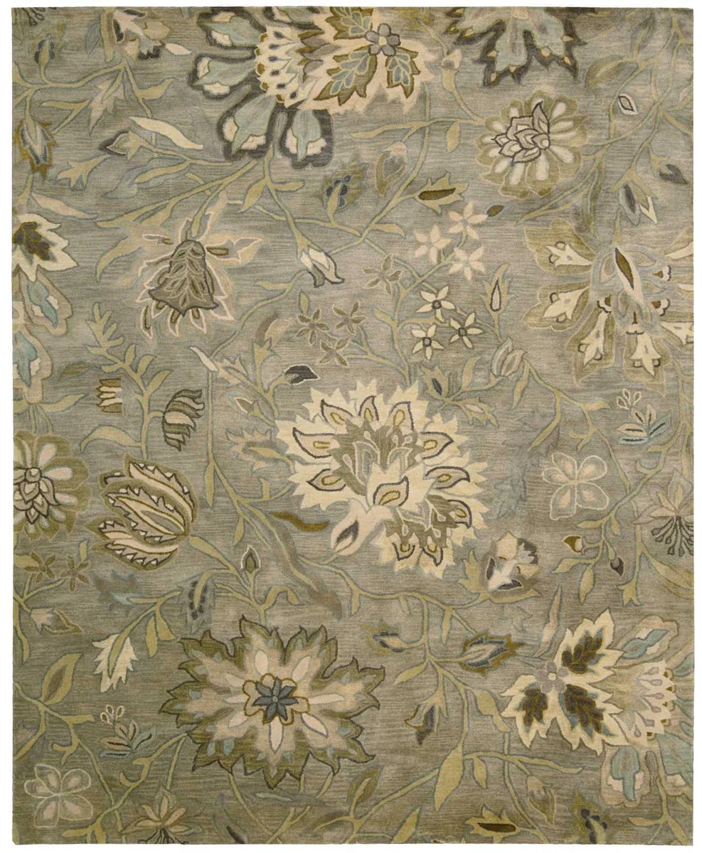 Nourison Jaipur Transitional Silver Area Rug