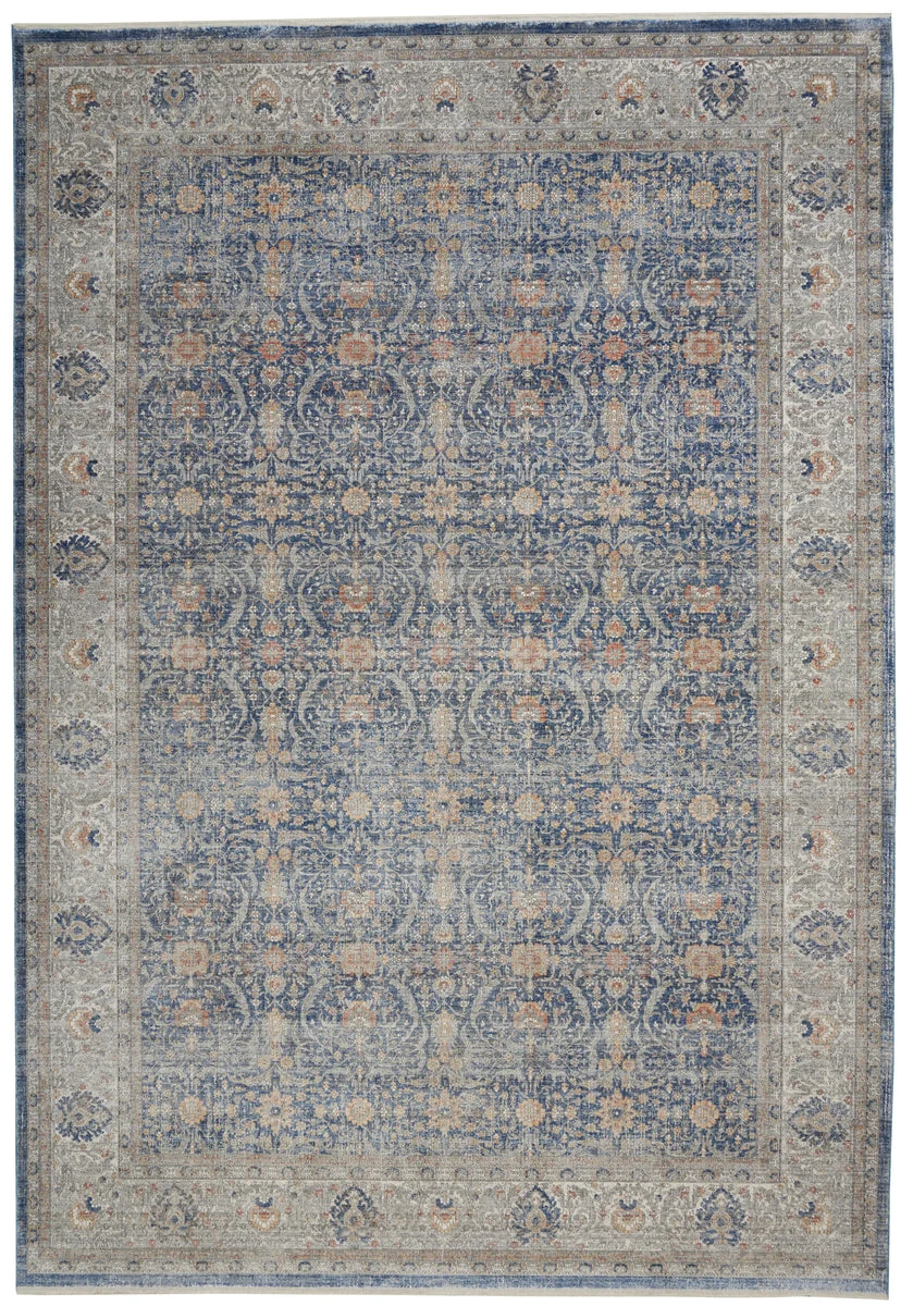 Nourison Starry Nights Traditional Light Blue Area Rug