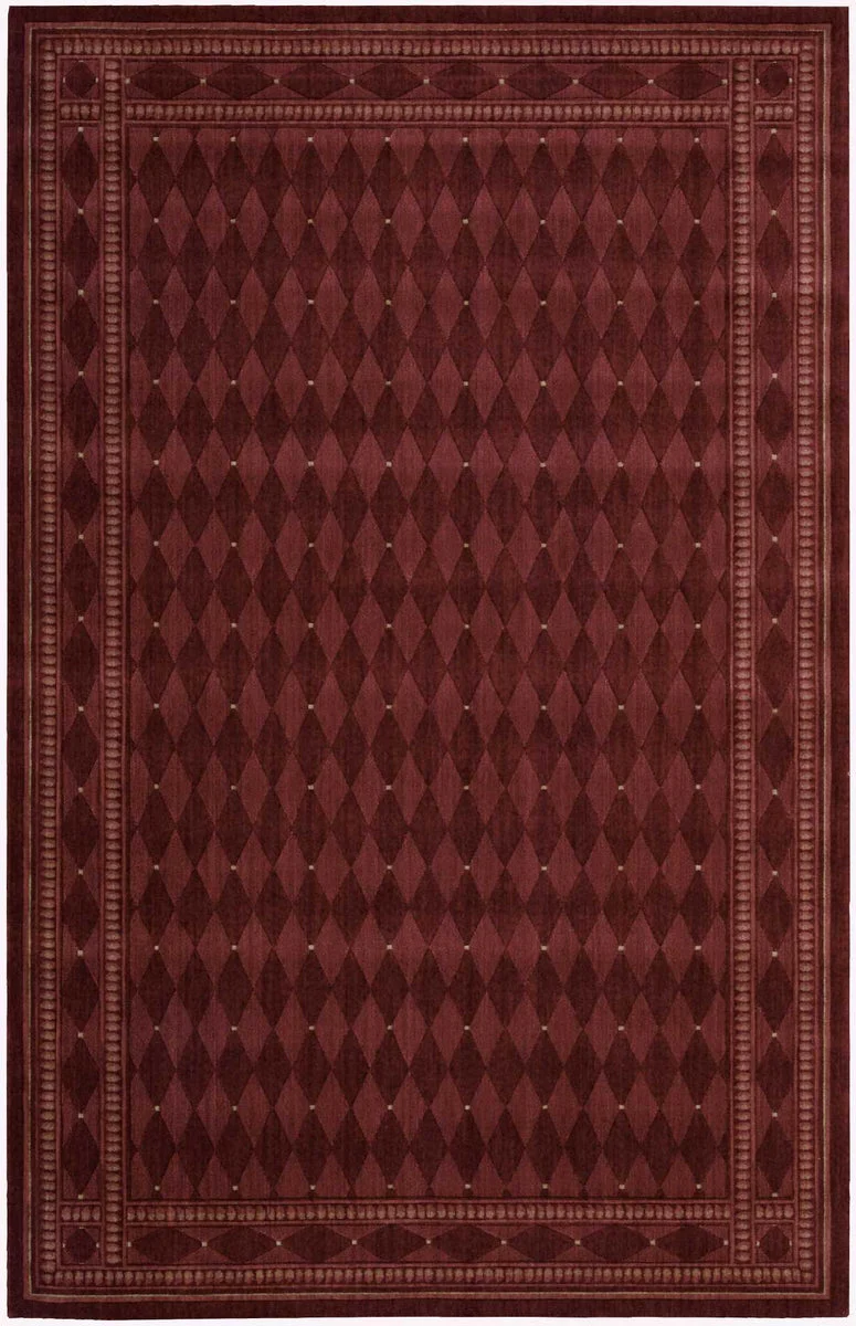 Nourison Cosmopolitan Traditional Burgundy Area Rug