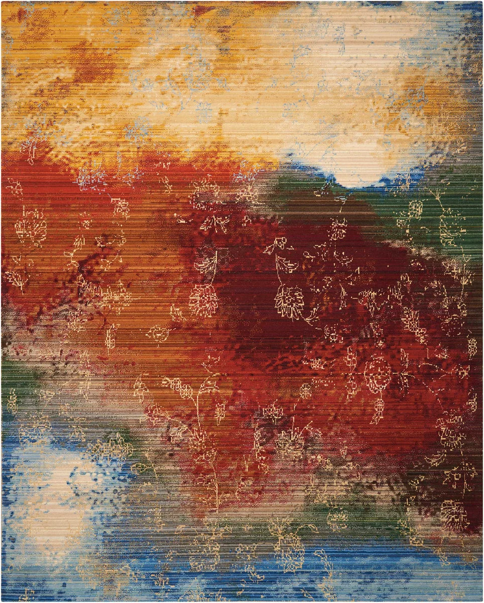 Nourison Rhapsody Transitional Autumn Area Rug