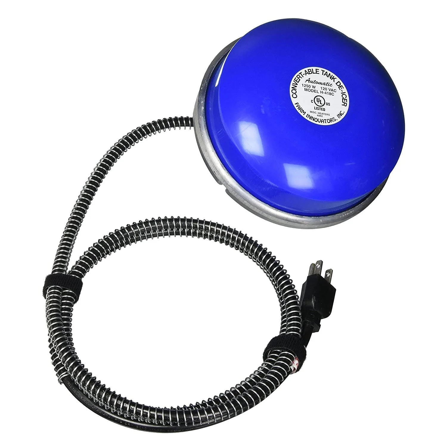 Farm Innovators H-418C Cast Aluminum 1250W Convert-Able Floating Tank De-Icer