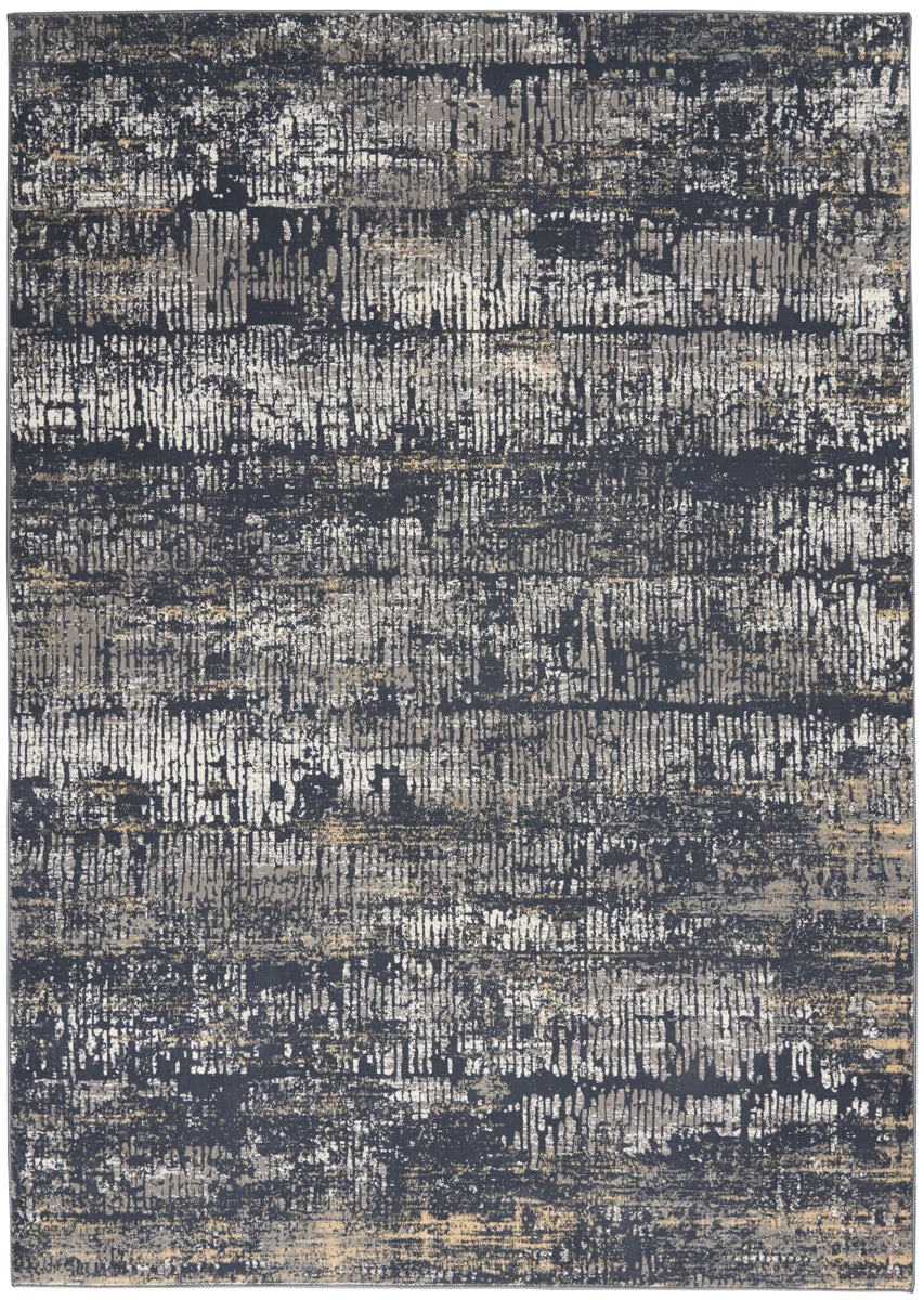 Nourison MA90 Uptown Contemporary Charcoal Grey Area Rug