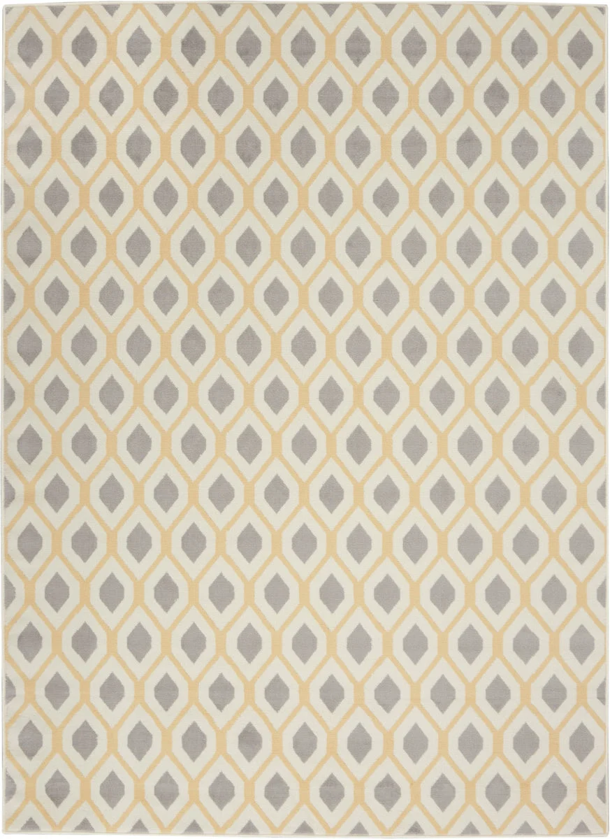 Nourison Grafix Contemporary White Area Rug