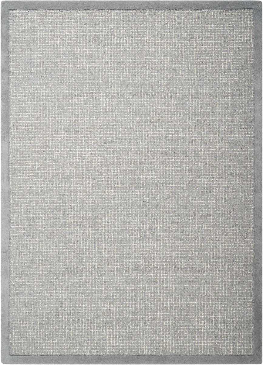 Nourison River Brook Contemporary Light Blue/Ivory Area Rug