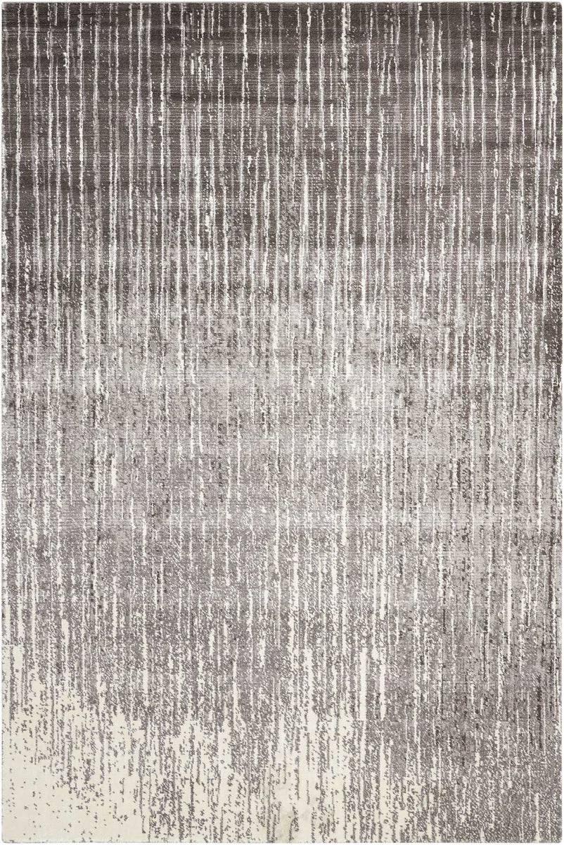 Nourison Tahoe Modern Contemporary Smoke Area Rug