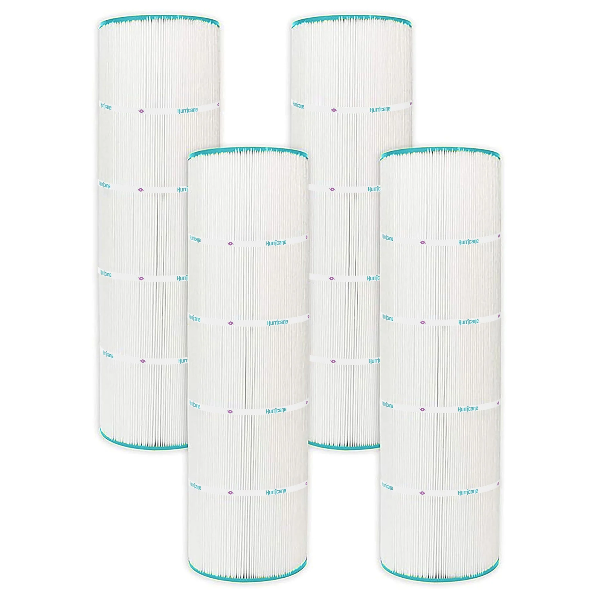 Hurricane 4 Pack HF7468-04 Advanced Pool and Spa Filter Cartridge Replacement
