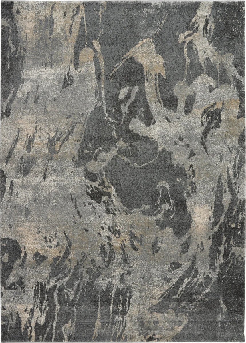 Nourison Fusion Contemporary Beige/Grey Area Rug