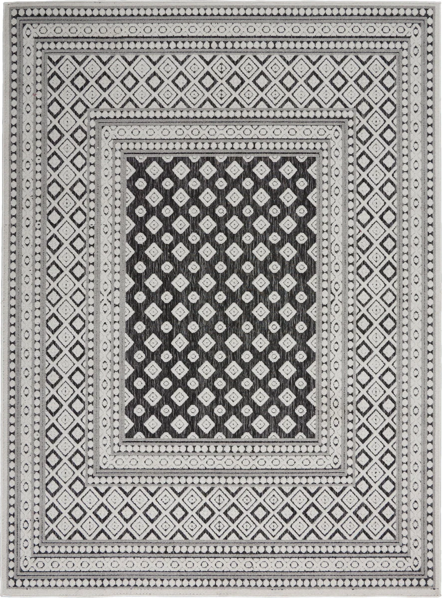 Nourison Calobra Transitional Dark Grey Area Rug
