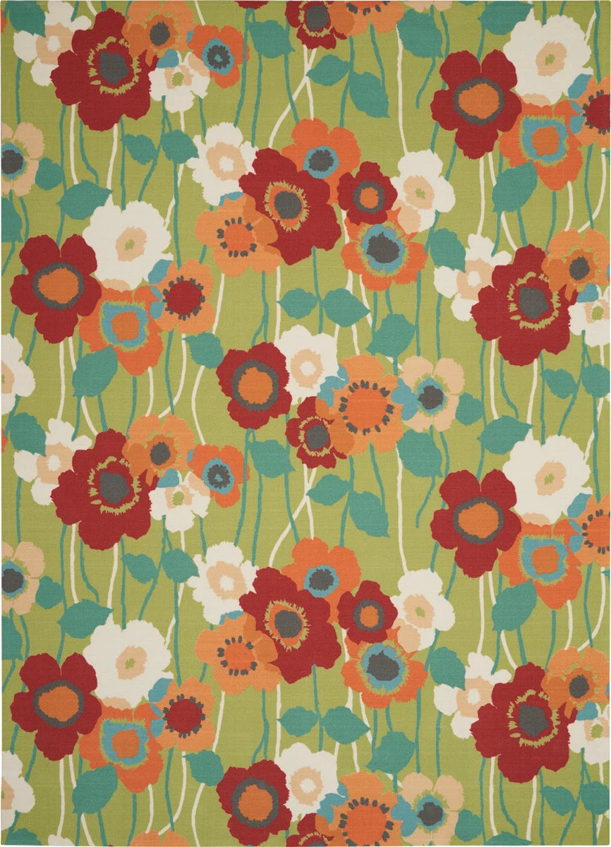 Nourison Sun N` Shade Transitional Seaglass Area Rug