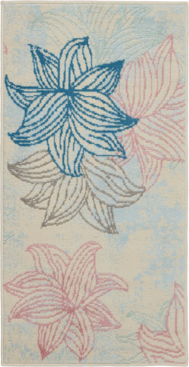 Nourison Jubilant Contemporary Ivory/Multicolor Area Rug