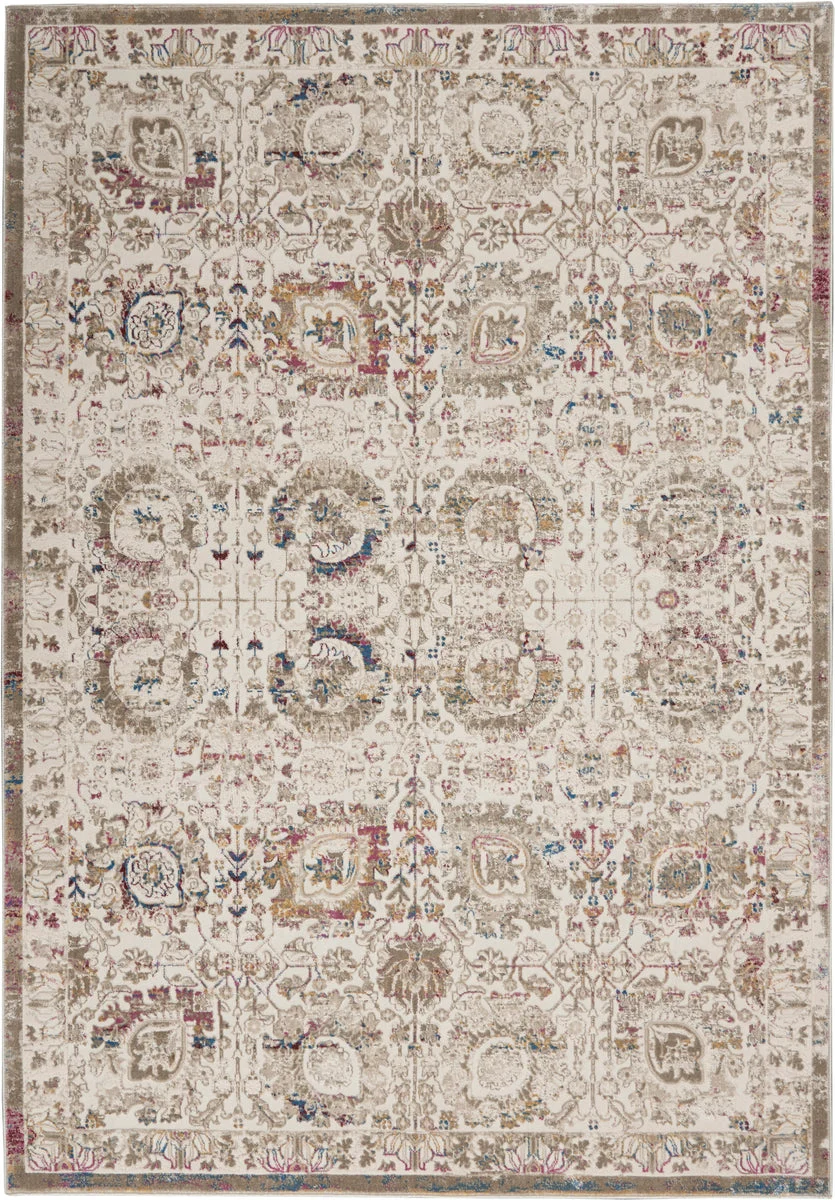 Nourison Vintage Vita Traditional Ivory/Multi Area Rug