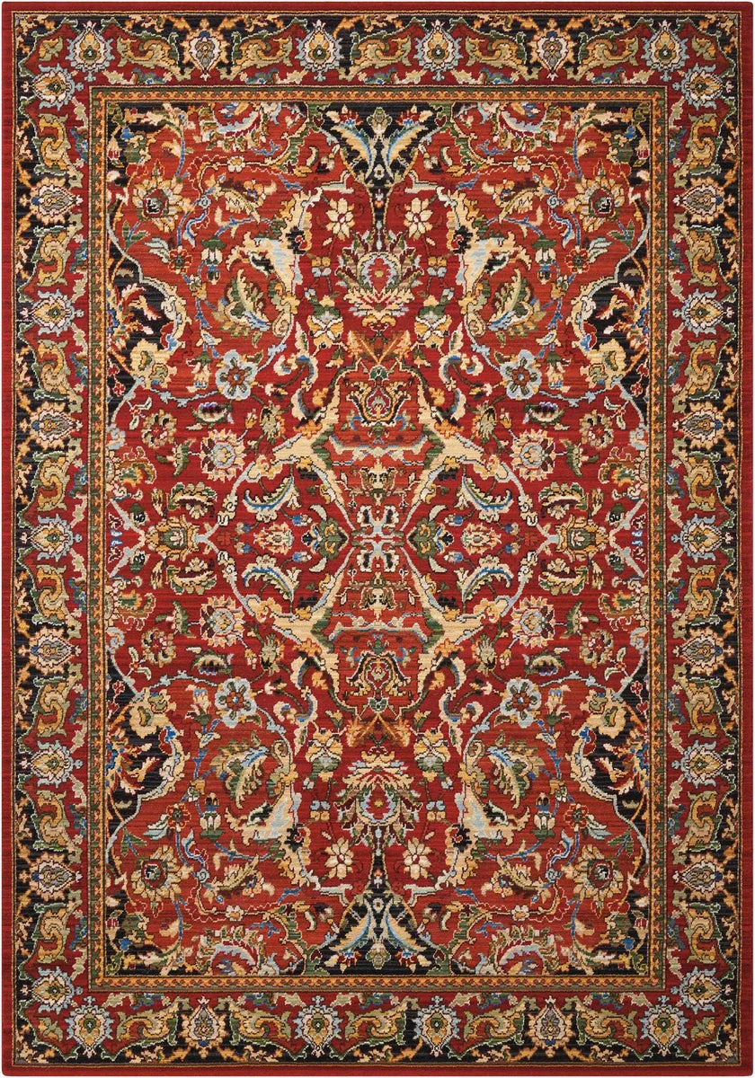 Nourison Timeless Traditional Red Area Rug