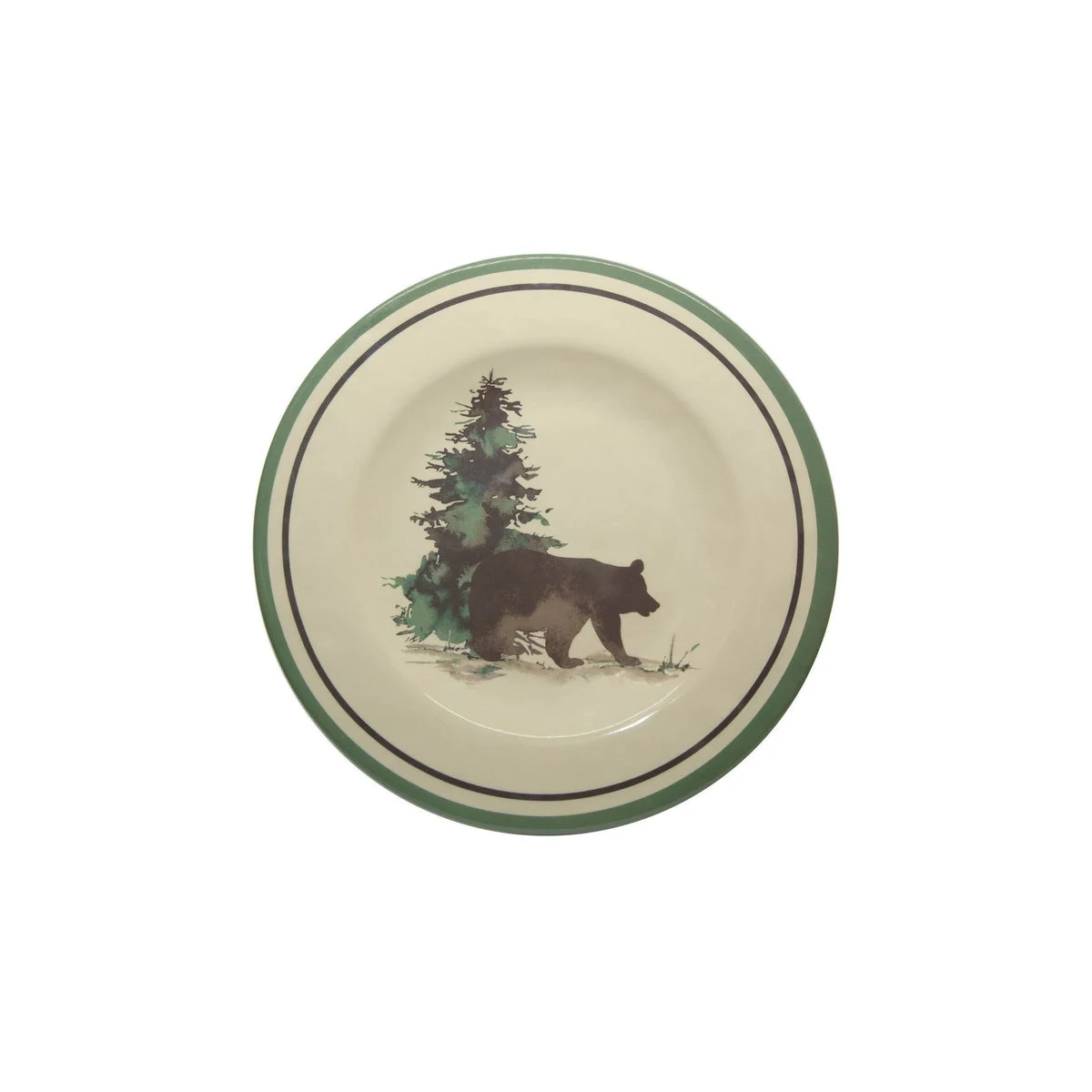 HiEnd Accents Joshua Melamine Salad Plate, 4 pc