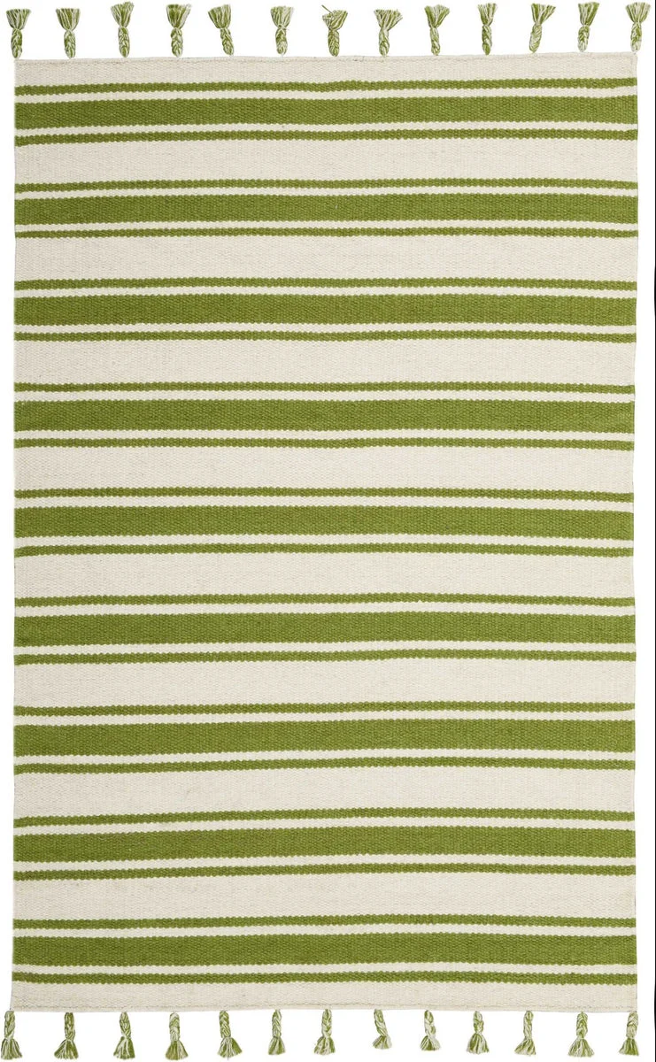 Nourison Solano Contemporary Ivory/Green Area Rug