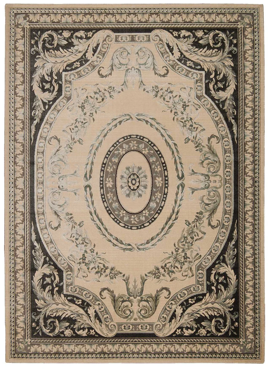 Nourison Platine Traditional Ivory Area Rug