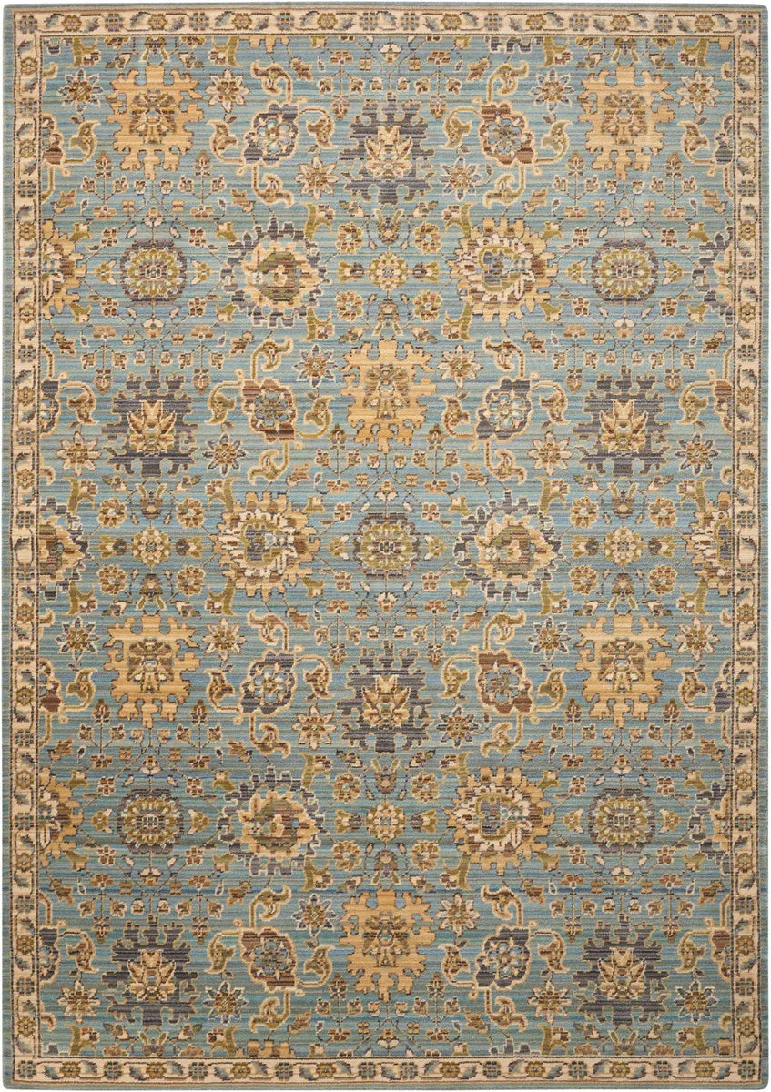 Nourison Timeless Traditional Light Blue Area Rug