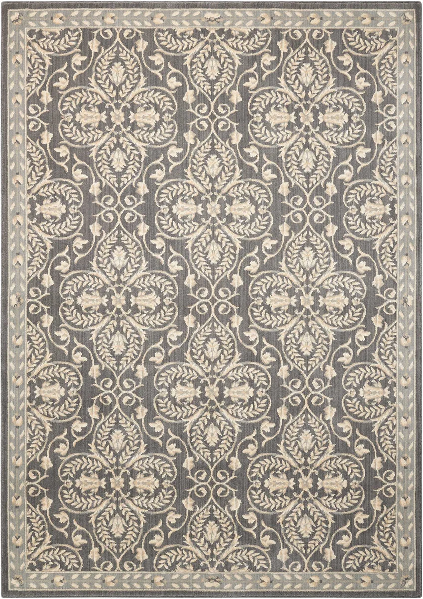 Nourison Riviera Traditional Graphite Area Rug