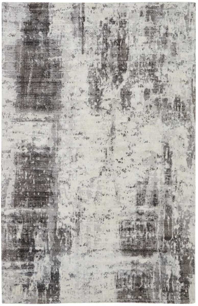 Nourison Safari Dreams Contemporary Ivory/Grey Area Rug