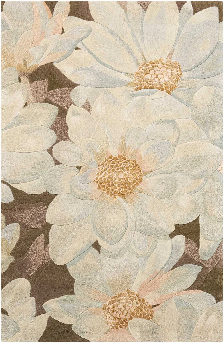 Nourison Tropics Contemporary Mocha Area Rug