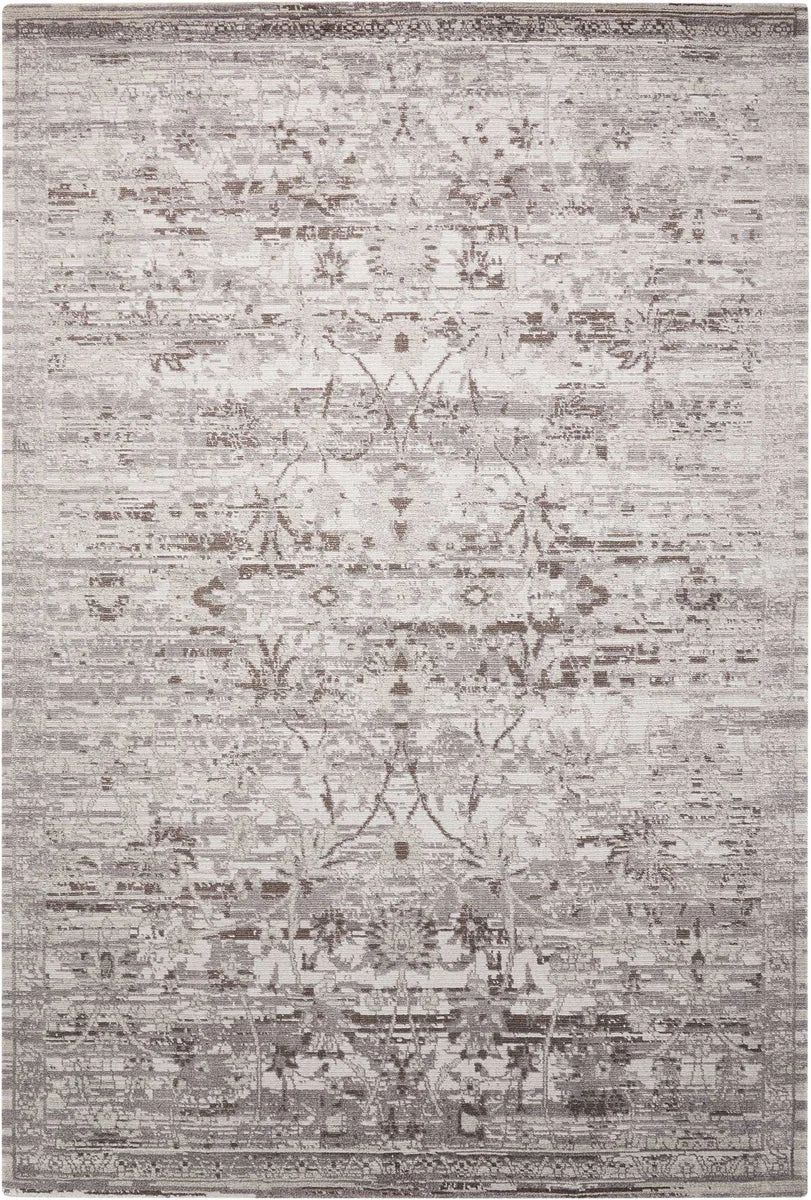 Nourison Tahoe Modern Transitional Silver Area Rug