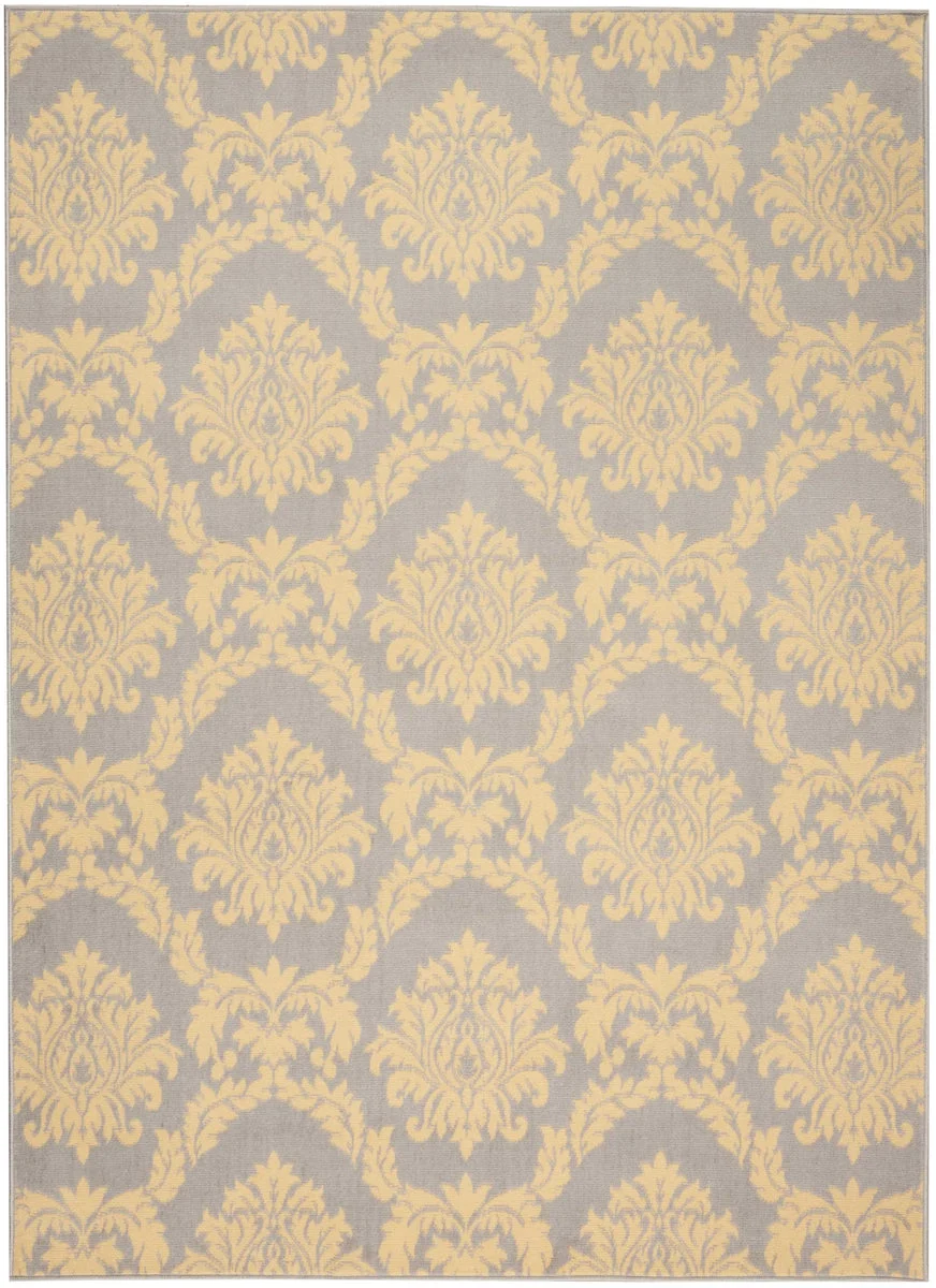 Nourison Grafix Transitional Grey Area Rug