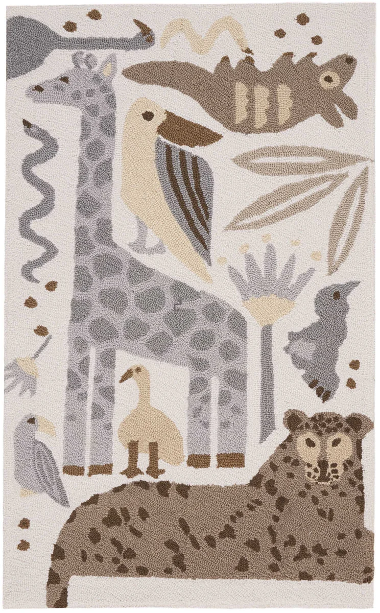 Nourison Bailey Contemporary Grey Area Rug