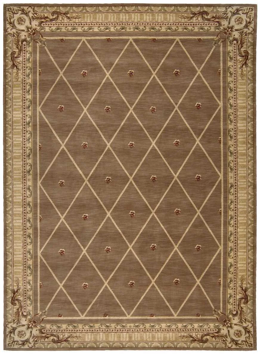 Nourison Ashton House Traditional Cocoa Area Rug