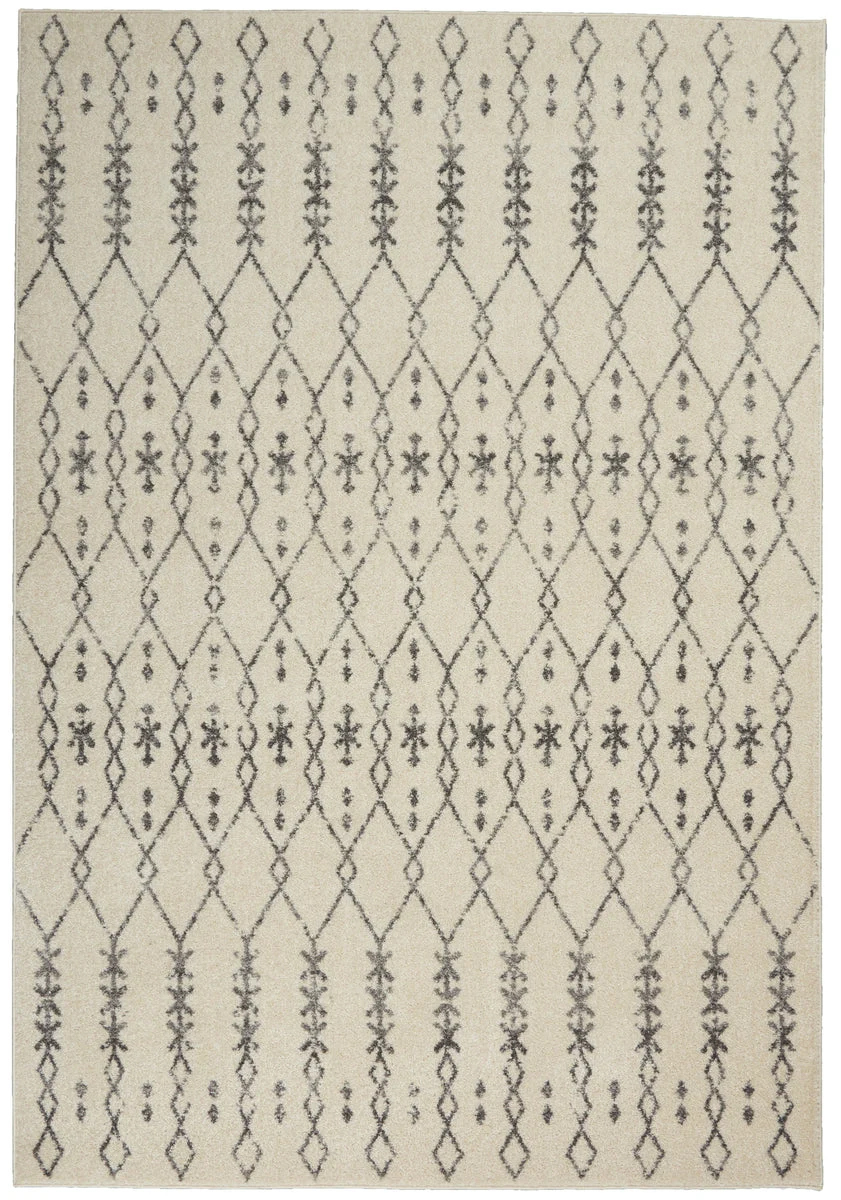 Nourison Passion Transitional Ivory/Grey Area Rug