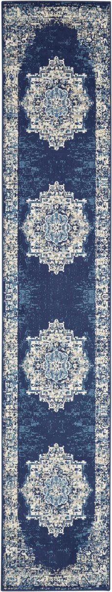 Nourison Grafix s Navy Blue Area Rug